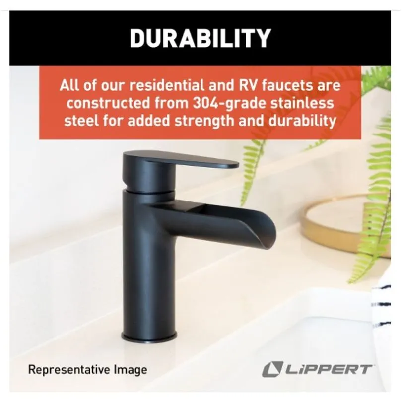 Waterfall Bathroom Faucet-BLK